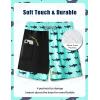 imageAPTRO Mens Swim Trunks with Compression Liner 5 Inch Bathing Suit Beach SwimsuitsH4shark