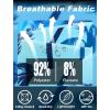 imageAPTRO Mens Swim Trunks with Compression Liner 5quot Quick Dry 2 in 1 Swimming Beach Board Shorts Bathing Suit Swimsuit SwimwearLr01 Coconut Tree Blue