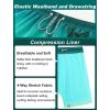 imageAPTRO Mens Swim Trunks with Compression Liner 5quot Quick Dry 2 in 1 Swimming Beach Board Shorts Bathing Suit Swimsuit SwimwearLr02 Coconut Tree Green