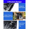 imageAPTRO Mens Swim Trunks with Compression Liner 5quot Quick Dry 2 in 1 Swimming Beach Board Shorts Bathing Suit Swimsuit SwimwearLr04 Coconut Tree Black