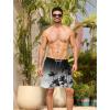 imageAPTRO Mens Swim Trunks with Compression Liner 5quot Quick Dry 2 in 1 Swimming Beach Board Shorts Bathing Suit Swimsuit SwimwearLr04 Coconut Tree Black