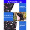 imageAPTRO Mens Swim Trunks with Compression Liner 5quot Quick Dry 2 in 1 Swimming Beach Board Shorts Bathing Suit Swimsuit SwimwearLr05 Flamingo Pink