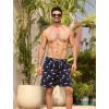 imageAPTRO Mens Swim Trunks with Compression Liner 5quot Quick Dry 2 in 1 Swimming Beach Board Shorts Bathing Suit Swimsuit SwimwearLr05 Flamingo Pink