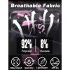 imageAPTRO Mens Swim Trunks with Compression Liner 5quot Quick Dry 2 in 1 Swimming Beach Board Shorts Bathing Suit Swimsuit SwimwearLr05 Flamingo Pink