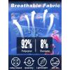 imageAPTRO Mens Swim Trunks with Compression Liner 5quot Quick Dry 2 in 1 Swimming Beach Board Shorts Bathing Suit Swimsuit SwimwearLr06 Flamingo Blue