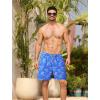 imageAPTRO Mens Swim Trunks with Compression Liner 5quot Quick Dry 2 in 1 Swimming Beach Board Shorts Bathing Suit Swimsuit SwimwearLr06 Flamingo Blue