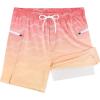 imageAPTRO 2 in 1 Mens Swim Trunks 5quot Quick Dry Swim Shorts Bathing Suit Swim Trunks with Zipper PocketsW01pink