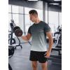 imageAPTRO Mens Athletic TShirts Quick Dry Running Workout Shirts Short Sleeve Activewear Crew Neck Gym Tee TopsBlack