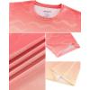imageAPTRO Mens Athletic TShirts Quick Dry Running Workout Shirts Short Sleeve Activewear Crew Neck Gym Tee TopsOrangepink