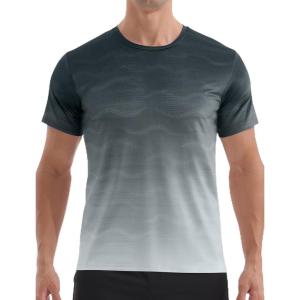 imageAPTRO Mens Athletic TShirts Quick Dry Running Workout Shirts Short Sleeve Activewear Crew Neck Gym Tee TopsBlack