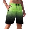 imageAPTRO Mens Swim Trunks 9 inch Bathing Suit Board Shorts with Zipper Pockets Swimming Swimsuit Beach Shorts Big and TallA04 Green