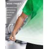 imageMens Athletic TShirt Performance Gym Shirt Quick Dry Moisture Wicking Running Workout Short Sleeve Tops09 Gradient Green
