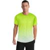 imageMens Athletic TShirt Performance Gym Shirt Quick Dry Moisture Wicking Running Workout Short Sleeve TopsNeon Green