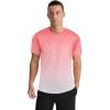 imageMens Athletic TShirt Performance Gym Shirt Quick Dry Moisture Wicking Running Workout Short Sleeve TopsPink