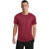 imageMens Athletic TShirt Performance Gym Shirt Quick Dry Moisture Wicking Running Workout Short Sleeve TopsWine Red