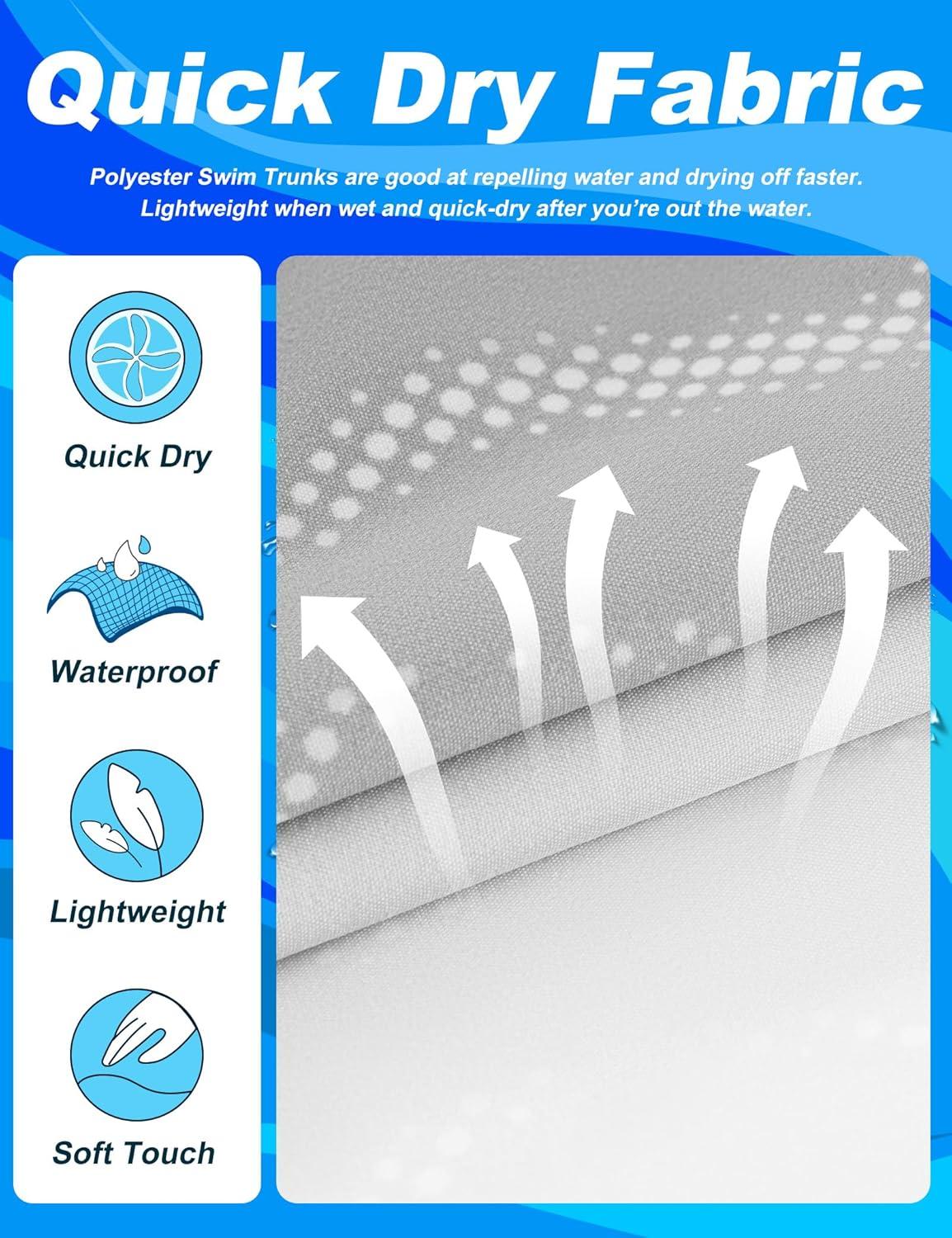 imageAPTRO Mens Swim Trunks with Compression Liner 5quot Quick Dry Bathing Suit Swim Shorts with Zipper Pockets Board Shorts SwimsuitW07black