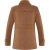 imageAPTRO Mens Pea Coat Wool Jacket Windbreaker Single Breasted Winter Coat11camel