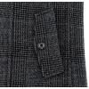 imageAPTRO Mens Pea Coat Wool Jacket Windbreaker Single Breasted Winter Coat11grey Plaid