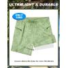 imageAPTRO Mens Swim Trunks with Compression Liner 5quot Quick Dry Bathing Suit Swim Shorts with Zipper Pockets Board Shorts SwimsuitW10 Green Leaves