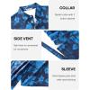 imageAPTRO Golf Shirts for Men Moisture Wicking Hawaiian Polo Shirts Dry Fit with Print and Short SleeveP05 Navy Flower