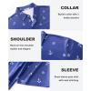 imageAPTRO Golf Shirts for Men Moisture Wicking Hawaiian Polo Shirts Dry Fit with Print and Short SleeveP08 Navy Anchors