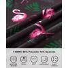 imageAPTRO Golf Shirts for Men Moisture Wicking Hawaiian Polo Shirts Dry Fit with Print and Short SleeveP14 Black Flamingo