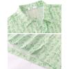 imageAPTRO Golf Shirts for Men Moisture Wicking Hawaiian Polo Shirts Dry Fit with Print and Short SleeveP17 Pea Green Golf