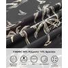 imageAPTRO Golf Shirts for Men Moisture Wicking Hawaiian Polo Shirts Dry Fit with Print and Short SleeveP71 Black Palm