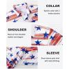 imageAPTRO Golf Shirts for Men Moisture Wicking Hawaiian Polo Shirts Dry Fit with Print and Short SleeveP76 Flag
