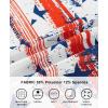 imageAPTRO Golf Shirts for Men Moisture Wicking Hawaiian Polo Shirts Dry Fit with Print and Short SleeveP76 Flag