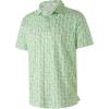 imageAPTRO Golf Shirts for Men Moisture Wicking Hawaiian Polo Shirts Dry Fit with Print and Short SleeveP17 Pea Green Golf
