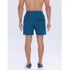 imageAPTRO Mens Swim Trunks 5 inch Board Shorts Quick Dry Bathing Suits with Mesh Lining Beach Swim Shorts with Zipper PocketsPeacock Blue