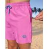 imageAPTRO Mens Swim Trunks 5 inch Board Shorts Quick Dry Bathing Suits with Mesh Lining Beach Swim Shorts with Zipper PocketsPink