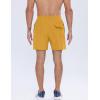 imageAPTRO Mens Swim Trunks 5 inch Board Shorts Quick Dry Bathing Suits with Mesh Lining Beach Swim Shorts with Zipper PocketsYellow