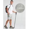 imageAPTRO Mens Cargo Shorts 9quot Golf Hiking Work Quick Dry Lightweight Shorts with 5 Zipper PocketsA02light Gray
