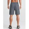 imageAPTRO Mens Cargo Shorts 9quot Golf Hiking Work Quick Dry Lightweight Shorts with 5 Zipper PocketsA03dark Gray