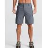 imageAPTRO Mens Cargo Shorts 9quot Golf Hiking Work Quick Dry Lightweight Shorts with 5 Zipper PocketsA03dark Gray