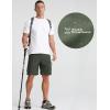 imageAPTRO Mens Cargo Shorts 9quot Golf Hiking Work Quick Dry Lightweight Shorts with 5 Zipper PocketsA04army Green