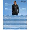 imageAPTRO Mens UPF 50 Sun Protection Long Sleeve Hoodie Shirts UV Outdoor Fishing Shirts SPF Rash Guard Shirts for MenMs24 Black