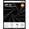 imageAPTRO Mens UPF 50 Sun Protection Long Sleeve Hoodie Shirts UV Outdoor Fishing Shirts SPF Rash Guard Shirts for MenMs24 Black