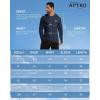 imageAPTRO Mens UPF 50 Sun Protection Long Sleeve Hoodie Shirts UV Outdoor Fishing Shirts SPF Rash Guard Shirts for MenMs25 Dark Blue