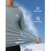 imageAPTRO Mens UPF 50 Sun Protection Long Sleeve Hoodie Shirts UV Outdoor Fishing Shirts SPF Rash Guard Shirts for MenMs28 Light Grey
