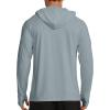 imageAPTRO Mens UPF 50 Sun Protection Long Sleeve Hoodie Shirts UV Outdoor Fishing Shirts SPF Rash Guard Shirts for MenMs28 Light Grey