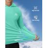 imageAPTRO Mens UPF 50 Sun Protection Long Sleeve Hoodie Shirts UV Outdoor Fishing Shirts SPF Rash Guard Shirts for MenMs29 Mint Green