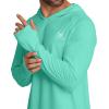 imageAPTRO Mens UPF 50 Sun Protection Long Sleeve Hoodie Shirts UV Outdoor Fishing Shirts SPF Rash Guard Shirts for MenMs29 Mint Green