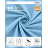 imageAPTRO Mens UPF 50 Sun Protection Long Sleeve Hoodie Shirts UV Outdoor Fishing Shirts SPF Rash Guard Shirts for MenMs30 Light Blue