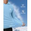 imageAPTRO Mens UPF 50 Sun Protection Long Sleeve Hoodie Shirts UV Outdoor Fishing Shirts SPF Rash Guard Shirts for MenMs30 Light Blue