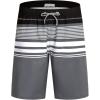imageAPTRO Mens Swim Trunks 9quot Quick Dry Bathing Suit Big ampamp Tall Beach SwimsuitsH14stripes Grey