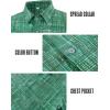image:imageAPTRO Mens Casual Dress Shirts Quick Dry Short Sleeve Button Down Summer Stylish ShirtsDs05 Green