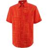 image:imageAPTRO Mens Casual Dress Shirts Quick Dry Short Sleeve Button Down Summer Stylish ShirtsDs03 Orange
